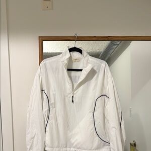Adanola White Ski Jacket with Black Accents